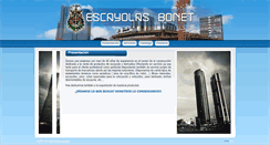 Desktop Screenshot of escayolasbonet.com